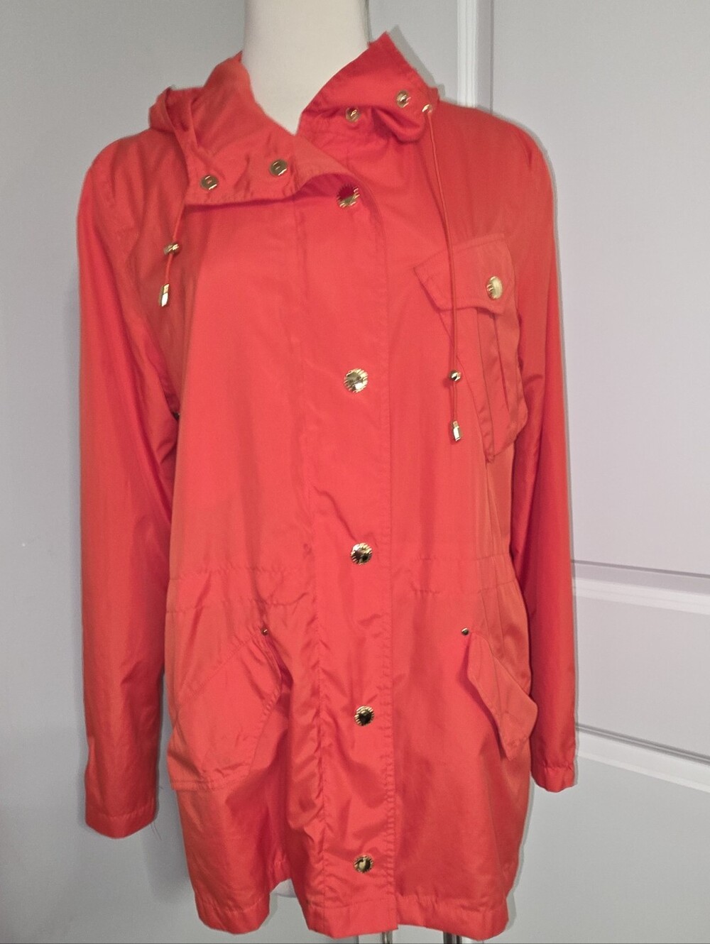 Ralph Lauren Hooded Utility Jacket - Coral
